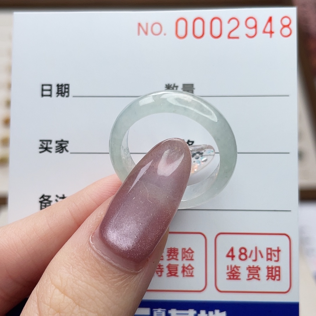 未镶嵌戒指翡翠翡翠戒圈16港