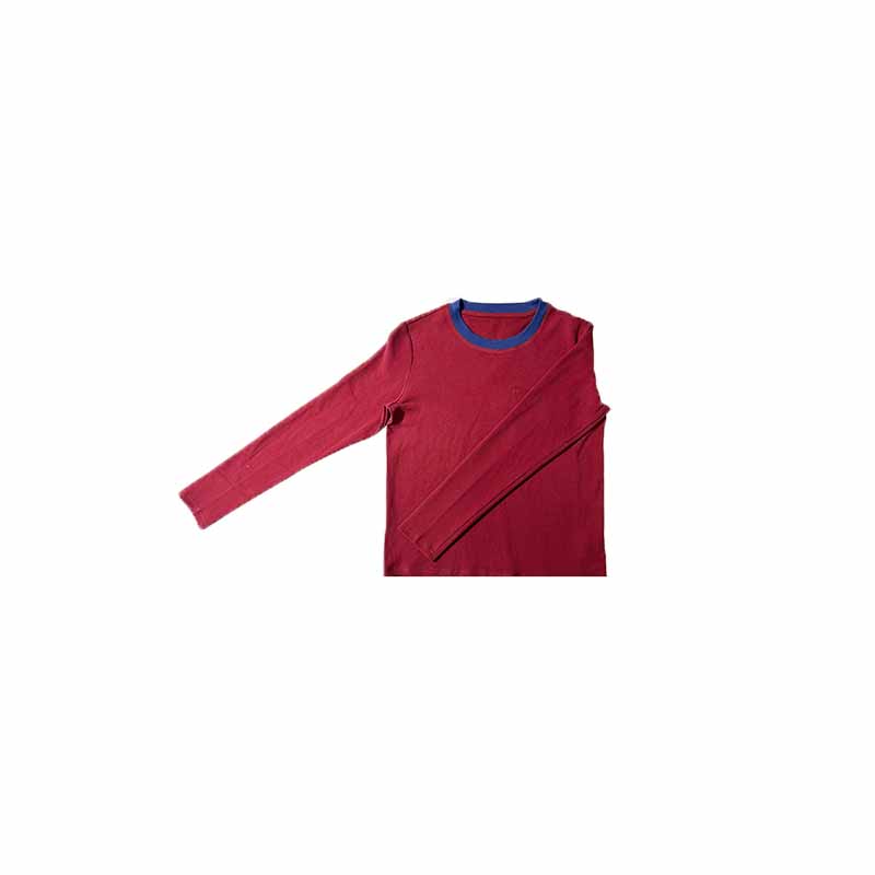 新款百搭潮流拼色长袖女D18