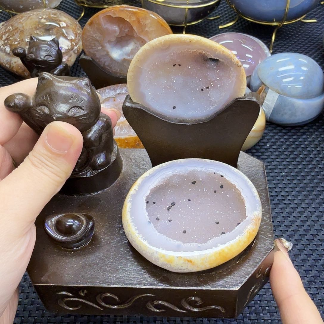 水晶大型摆件（非配饰）未镶嵌卡**诺