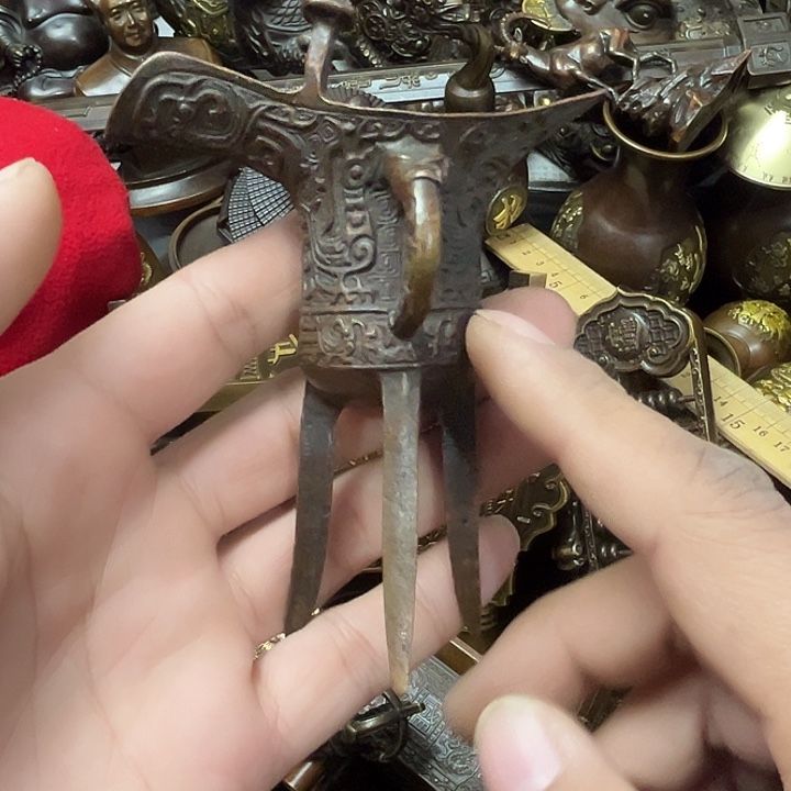 顺顺利利，铜器摆件