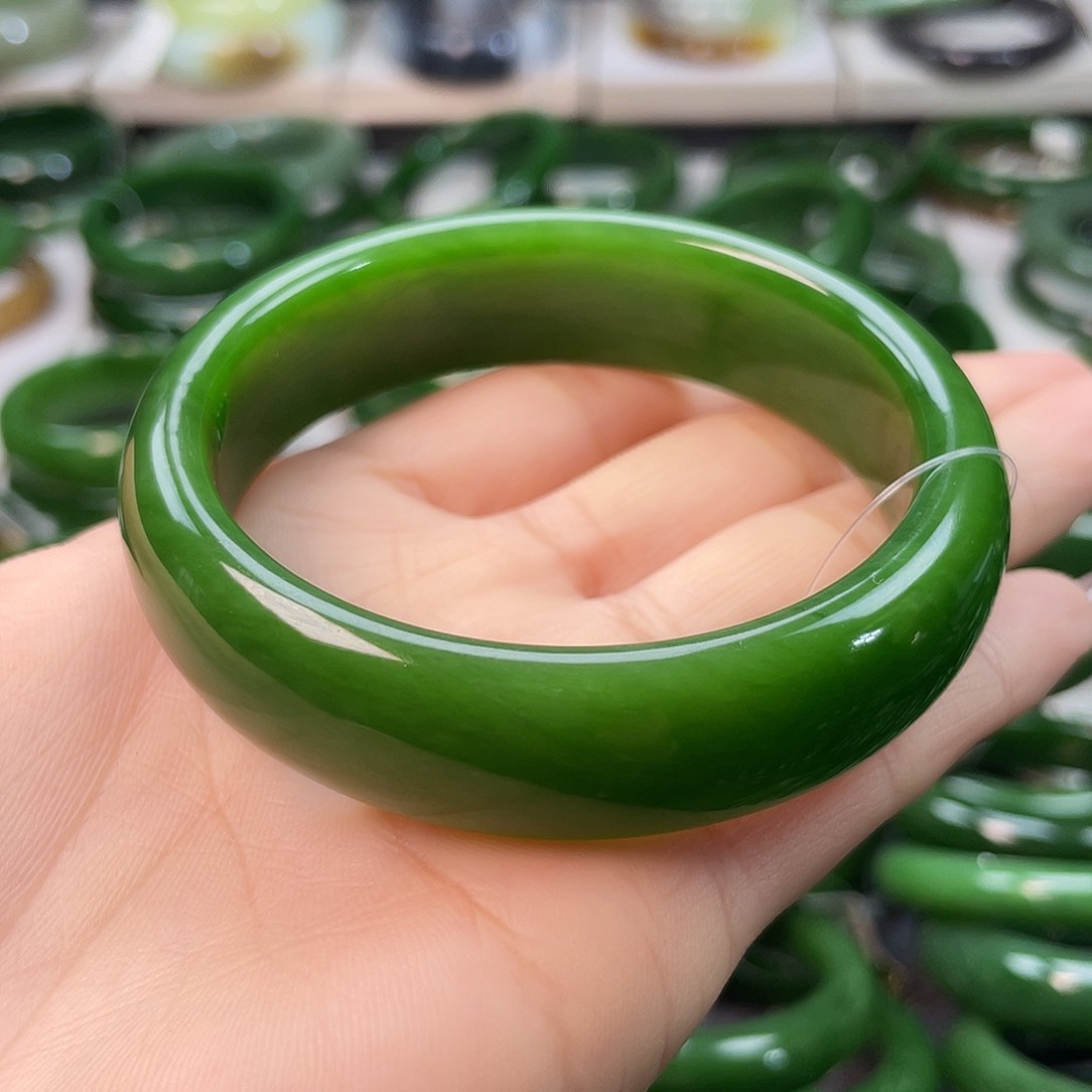 和田玉（碧玉）手镯未镶嵌⭐️*