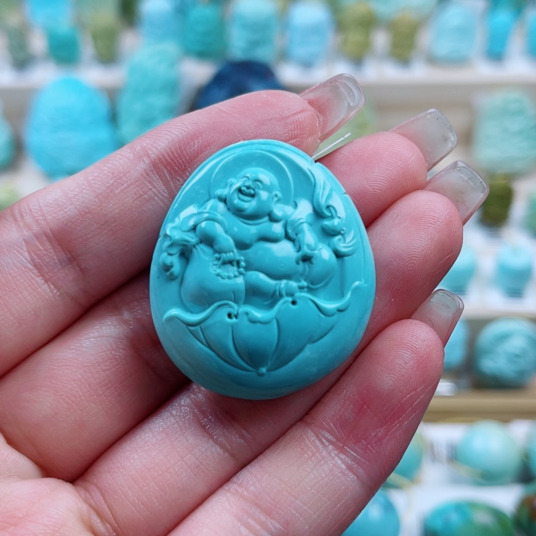 绿松石未镶嵌珠宝奇石