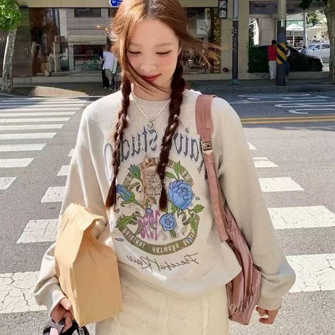 卡通系长袖百搭春秋款