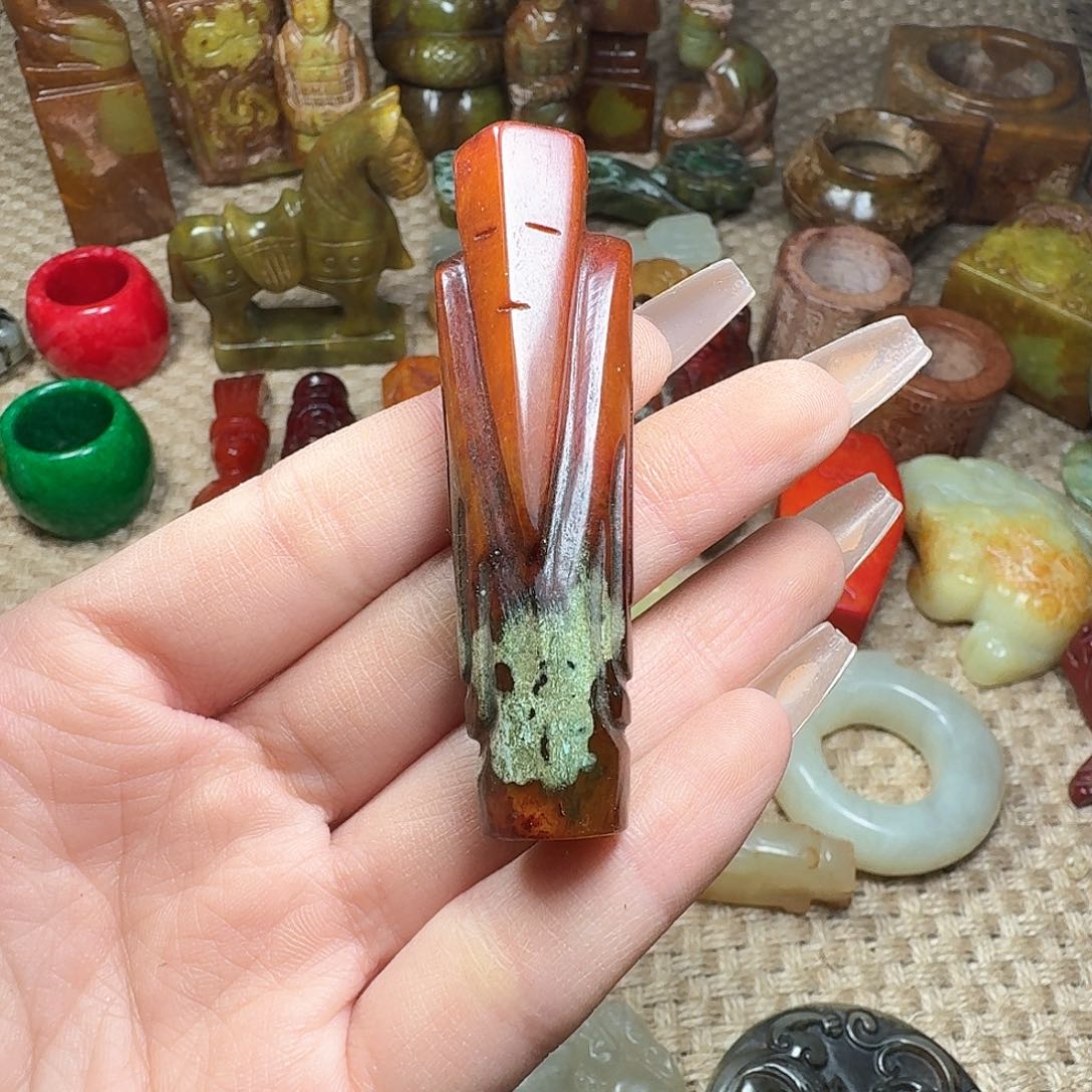 白玉菩提吊坠挂件