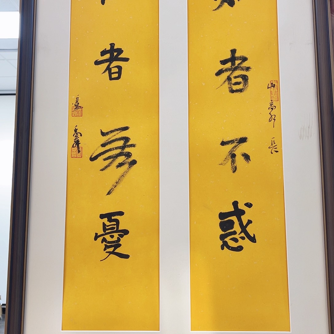 国画卢禹舜书法作品