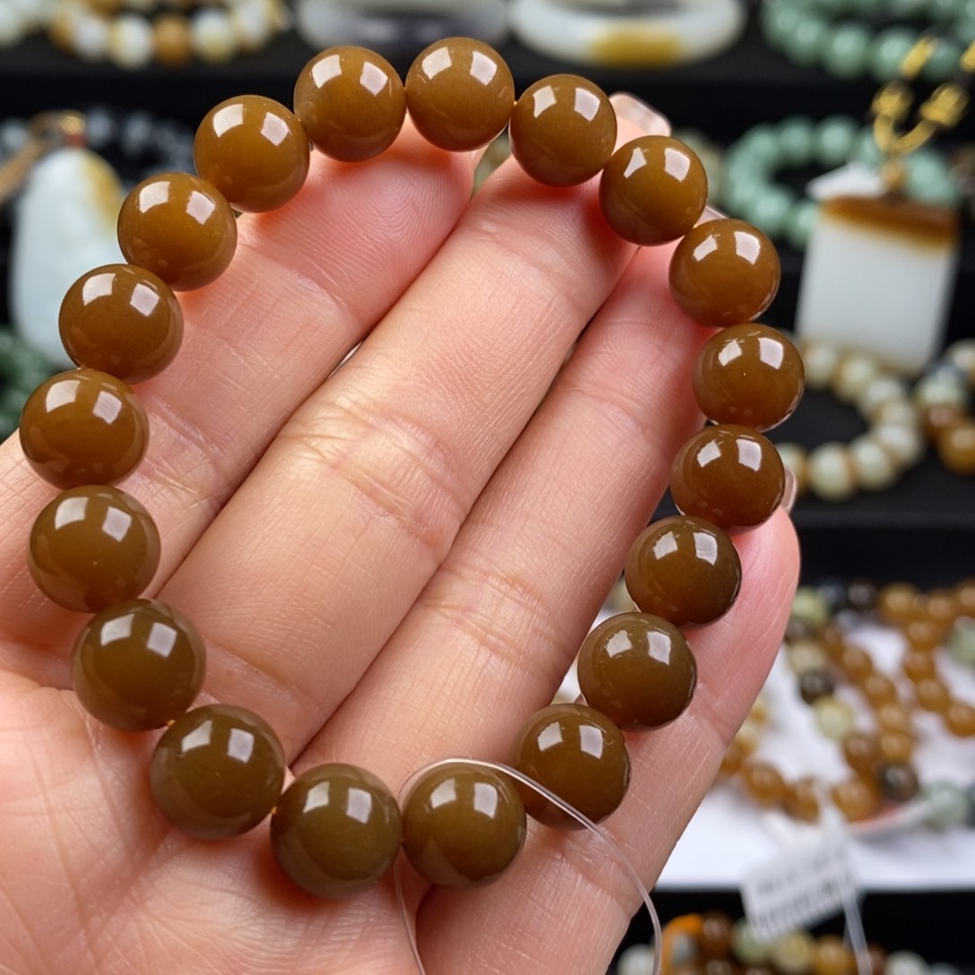 和田玉手串未镶嵌