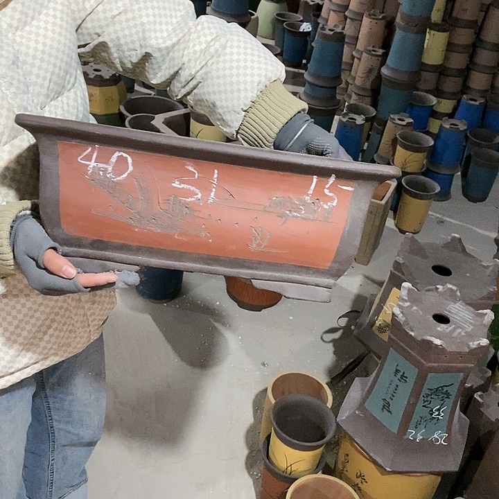 紫砂花盆紫砂花盆