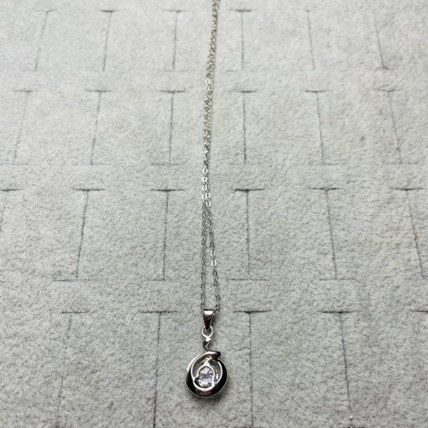 非金属珐琅项链 925项链多样性发一气质轻奢时尚百搭满钻简约坠链