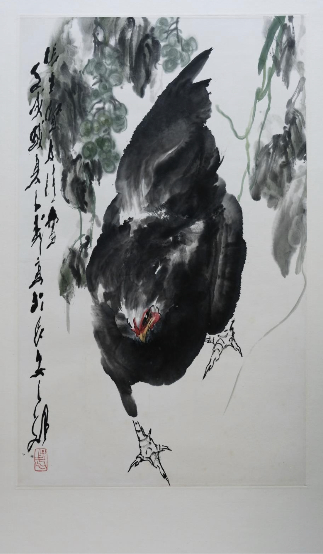 王子武大吉图国画68×43