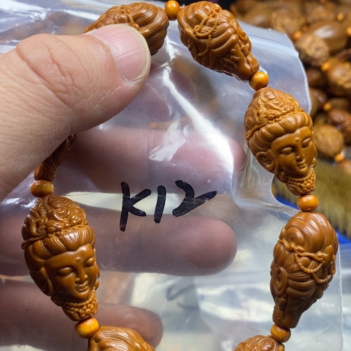 橄榄核手串/手链橄榄核雕工艺手串