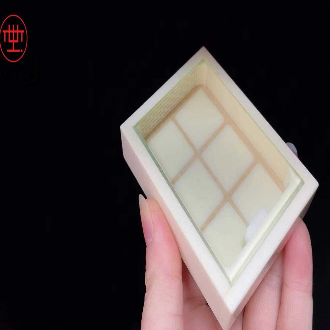 小林出品变色老密胺虫具黄蛉盒养大中小黄蛉金蛉子尺寸72*50*16mm