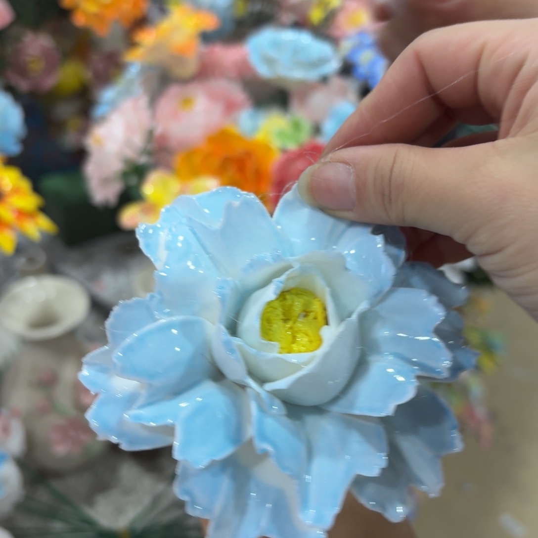 孤品102 陶瓷花拍满20元发货请勿随意退款