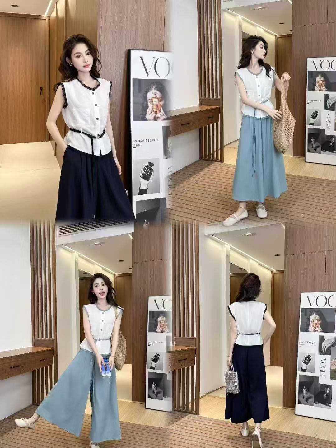 芊喜喜时尚减龄两件套