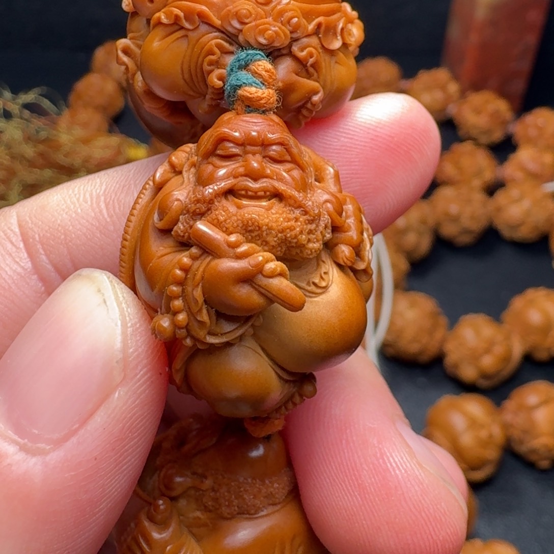 乐***古手串/手链橄榄核达摩