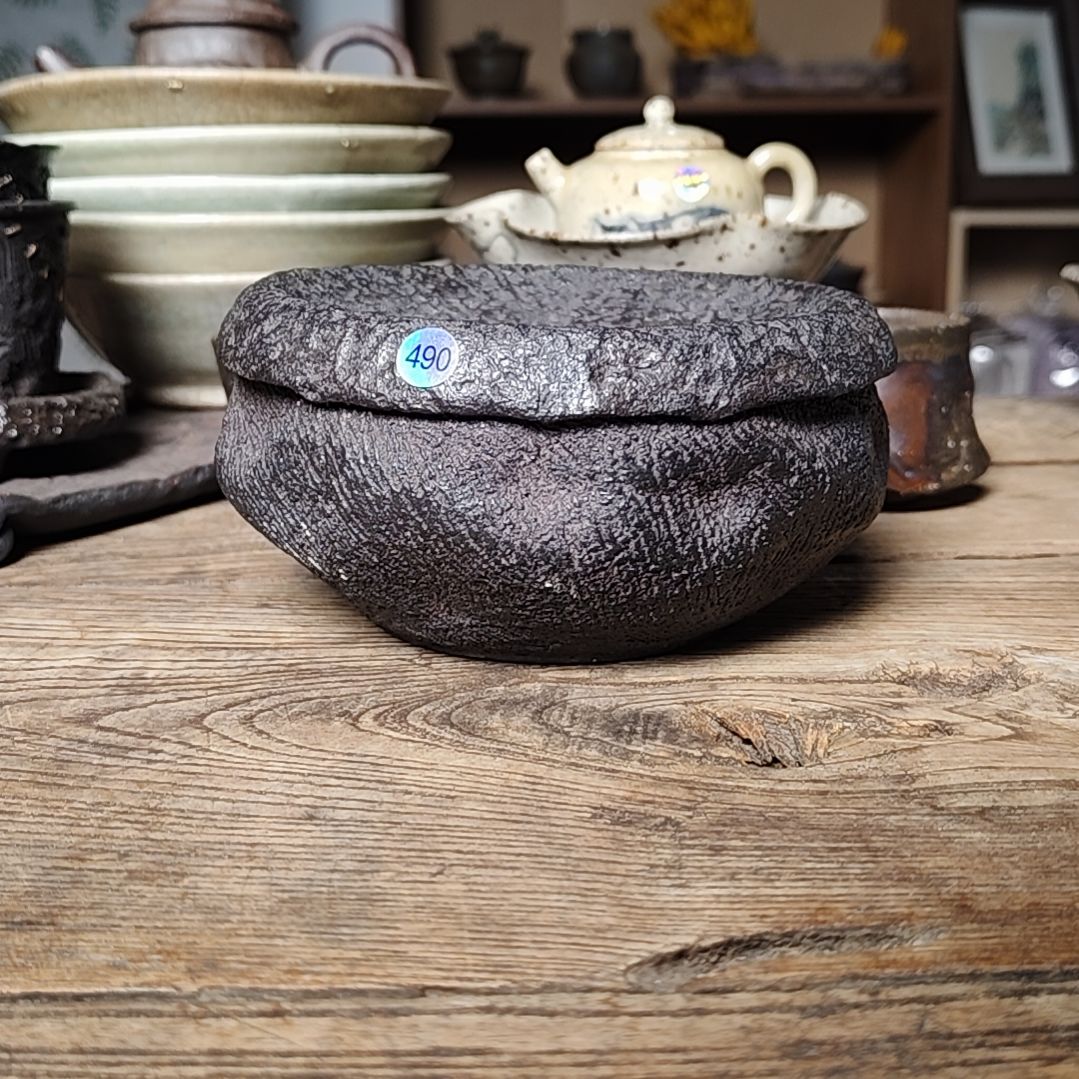 490紫砂建水蓄水壶承