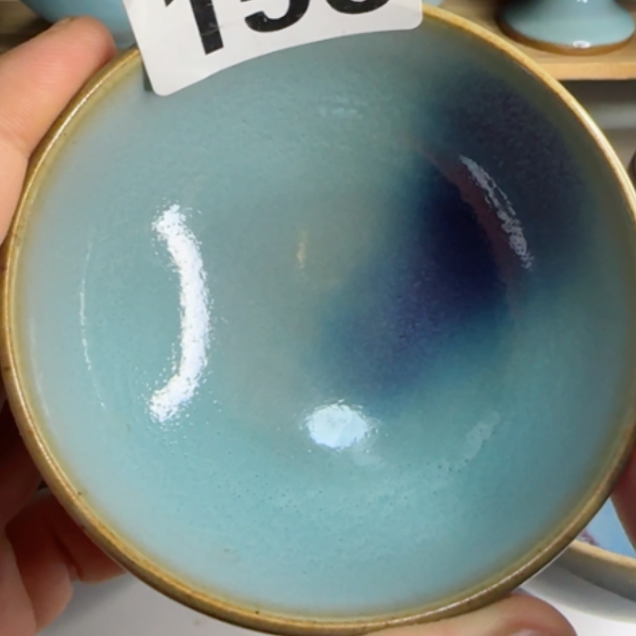【闪购商品】摆件宋钧仿古鸡心碗