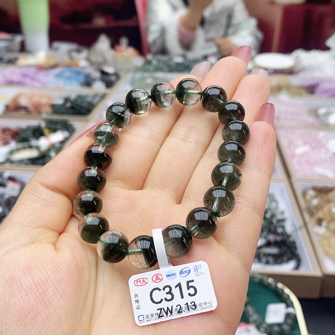 水晶手链未镶嵌C315聚宝盆10m