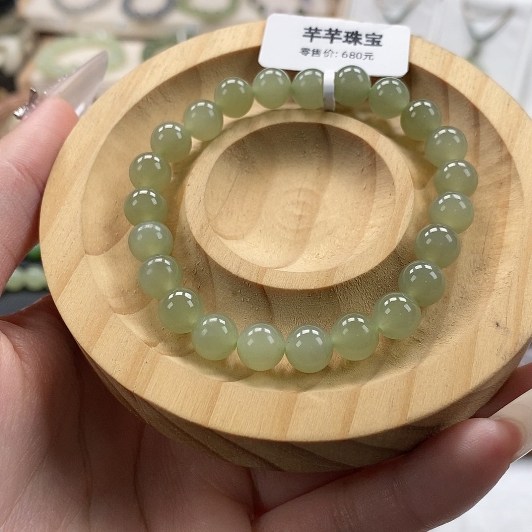 和田玉手链未镶嵌