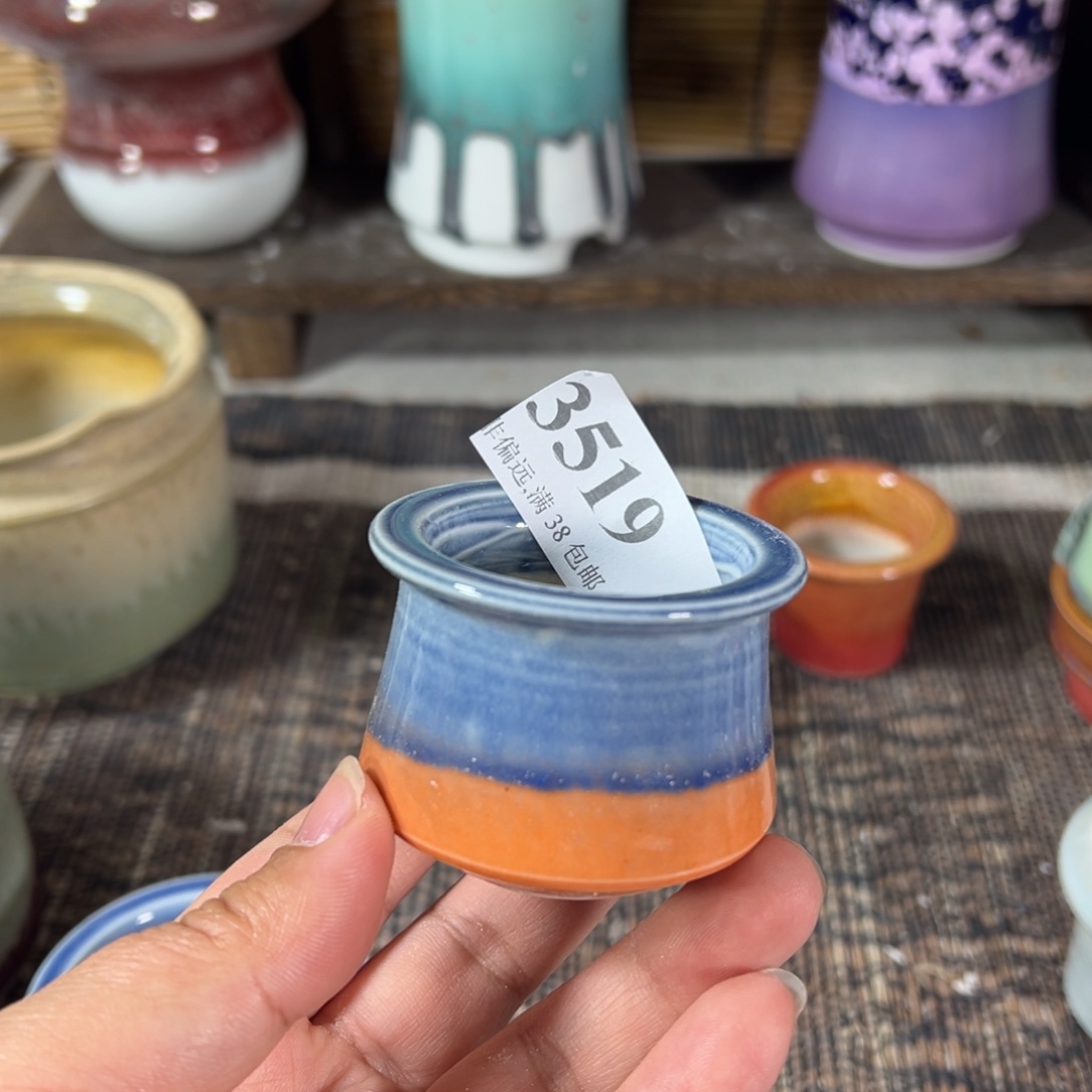 红陶景德镇手工花盆