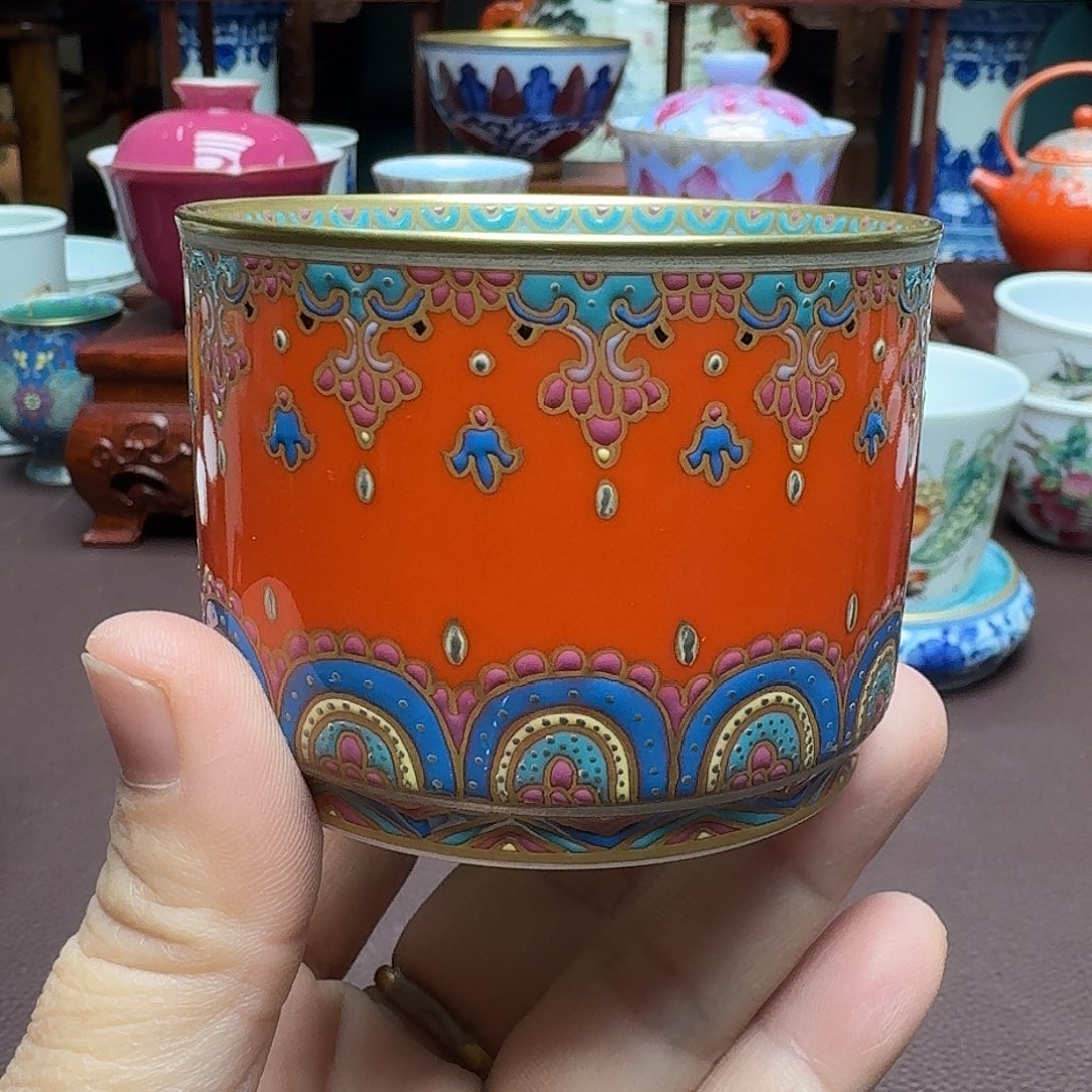 瓷片景德镇仿古手工制作精品展示