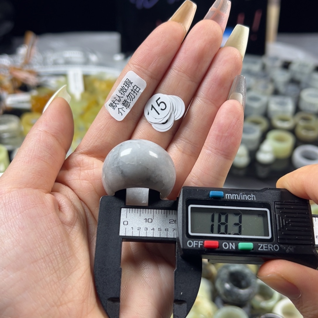 蛇纹石玉未镶嵌戒指