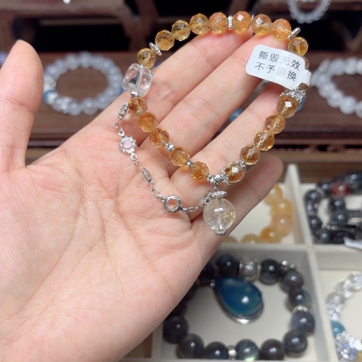 水晶手链未镶嵌金薇薇