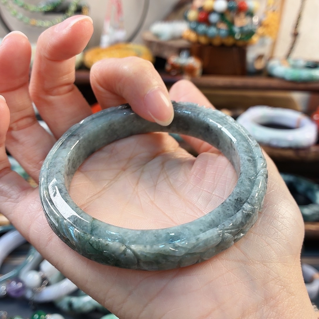 ****o翡翠未镶嵌手链手串