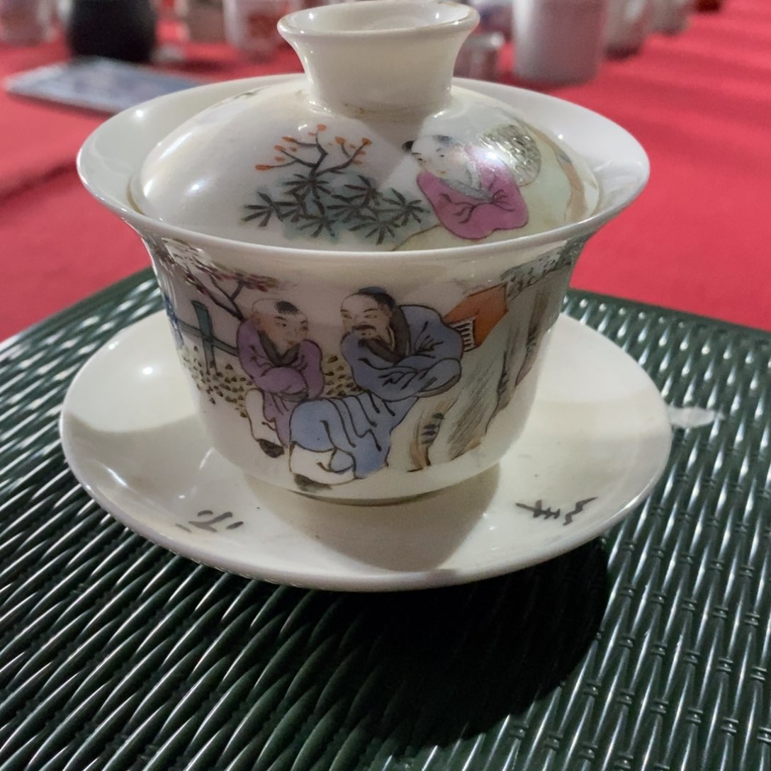 罐一个三才盖碗茶