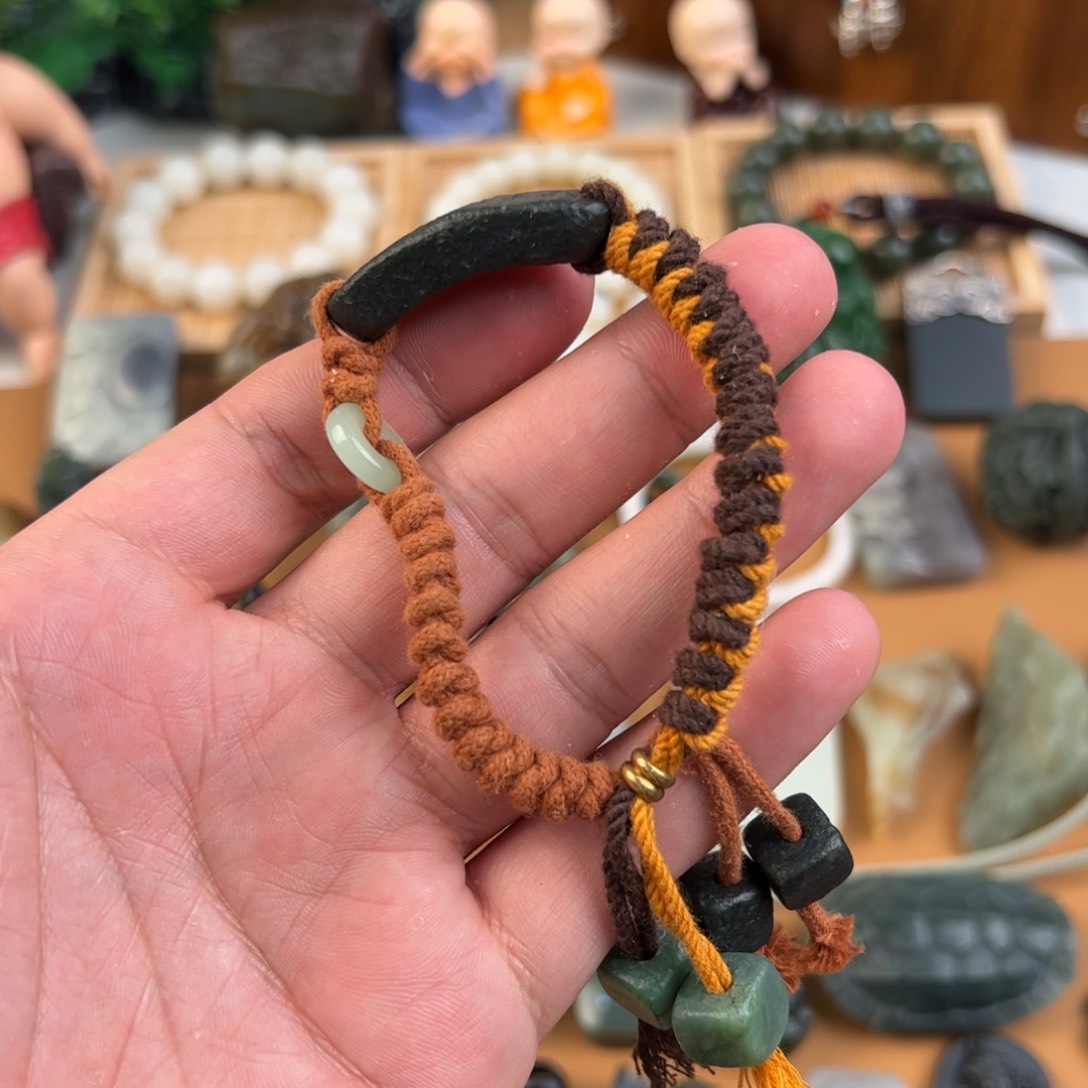 和田玉手链未镶嵌