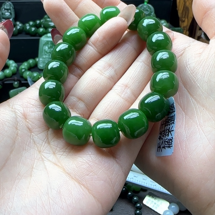 和田玉（碧玉）手串未镶嵌