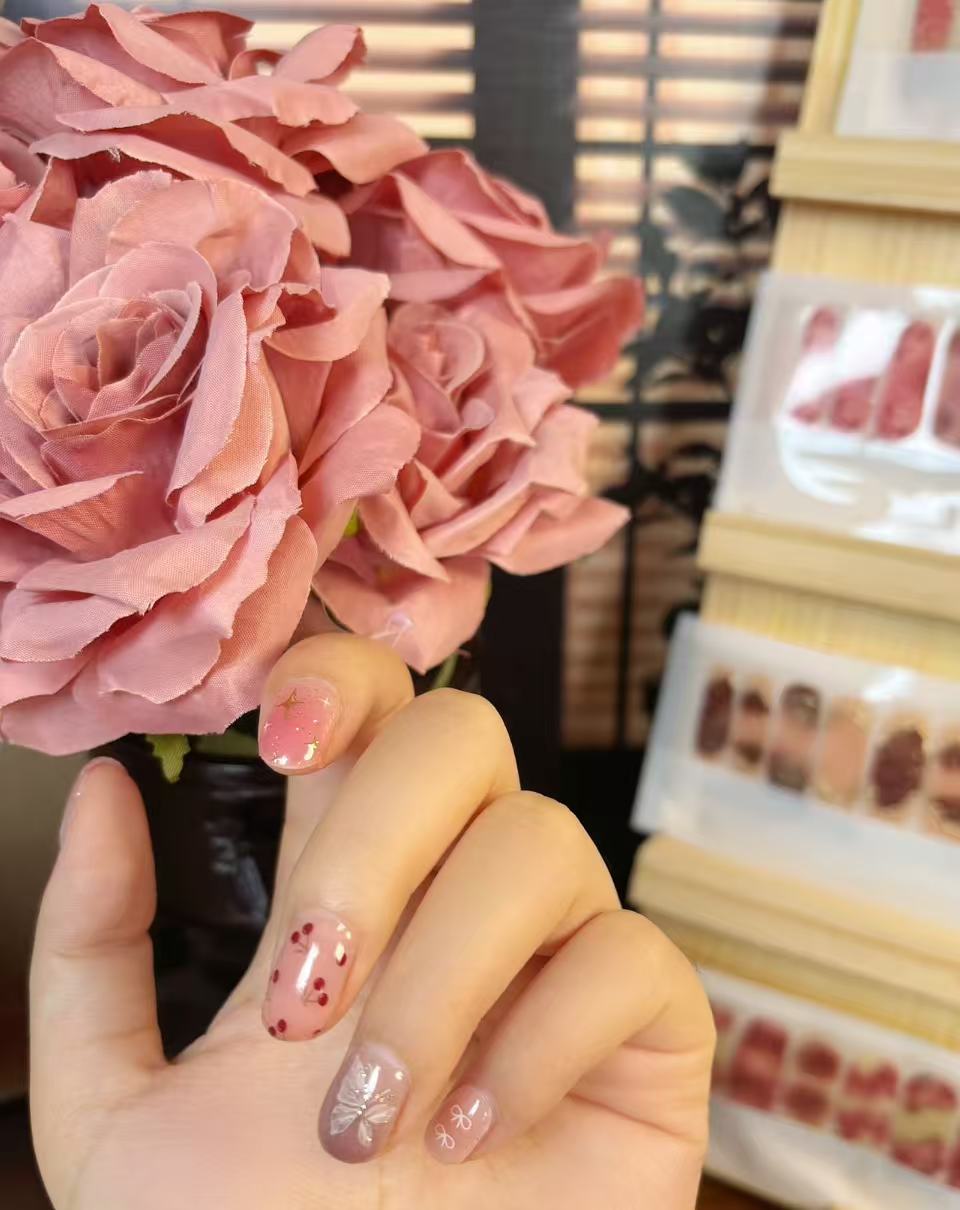 免烤凝胶甲油膜美甲贴组合款全场随便挑两款