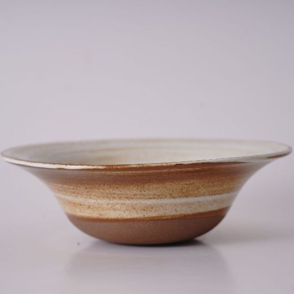 7.5英寸柴烧釉飞碟盘 P0188