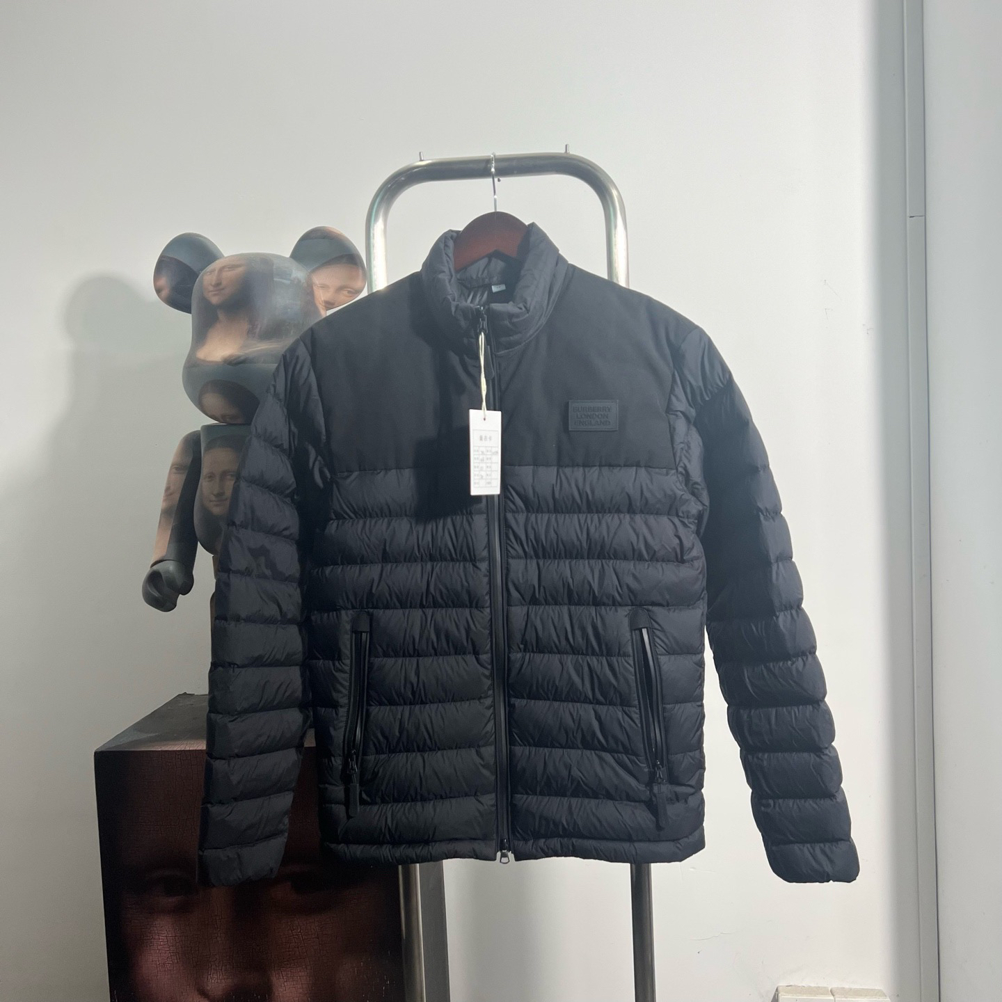 99新 BURBERRY/博柏利 伦敦橡胶标羽绒服 尺码：XS 衣长70 胸围48