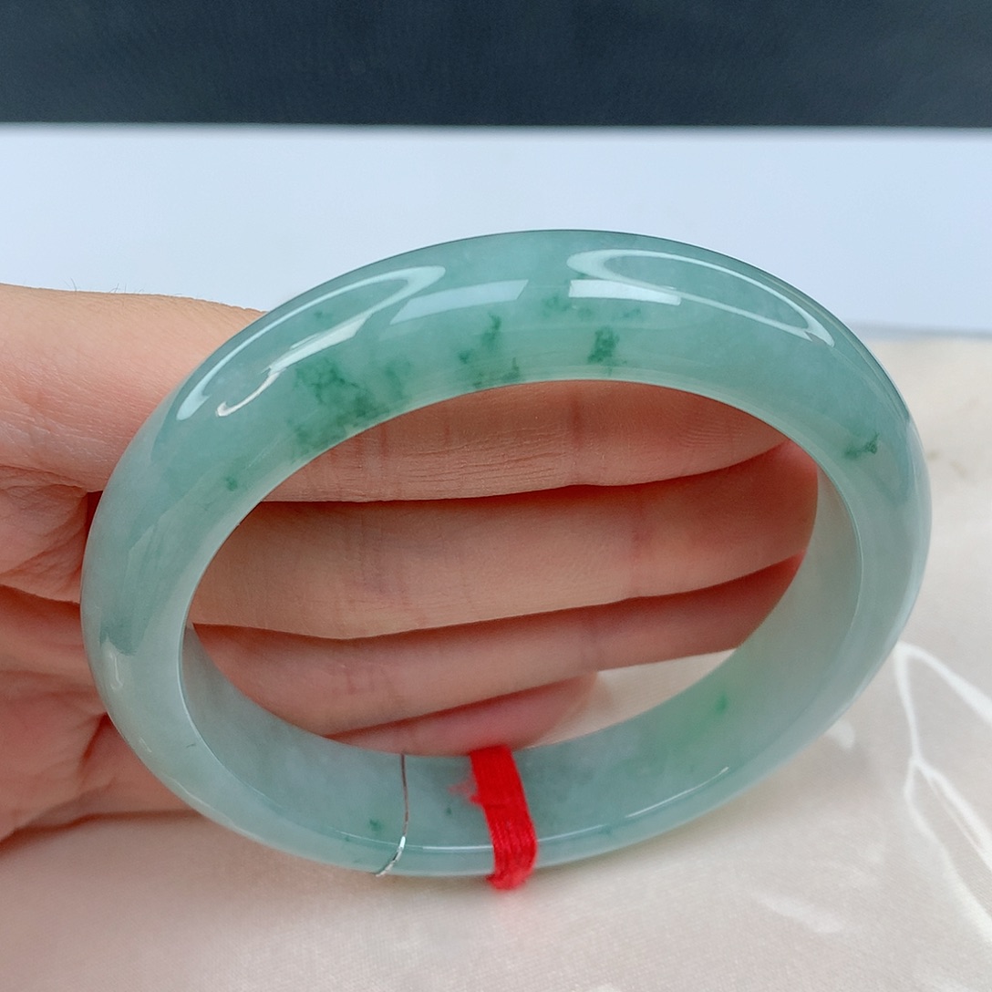 翡翠手镯未镶嵌58正圈