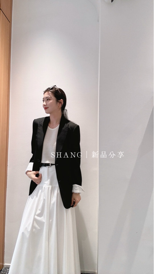 SHANG极简经典 显瘦版型黑色西装
