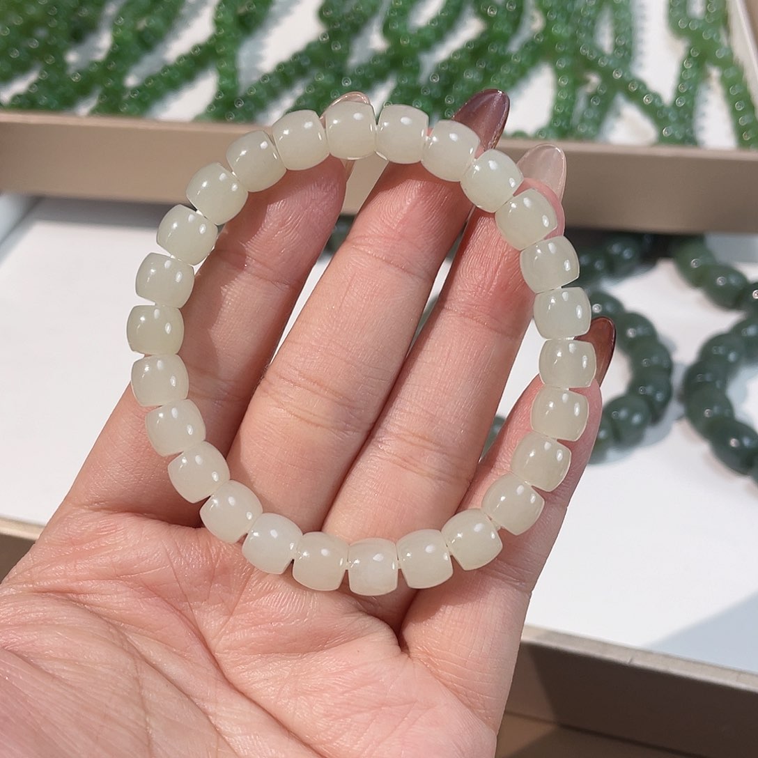 和田玉手链未镶嵌