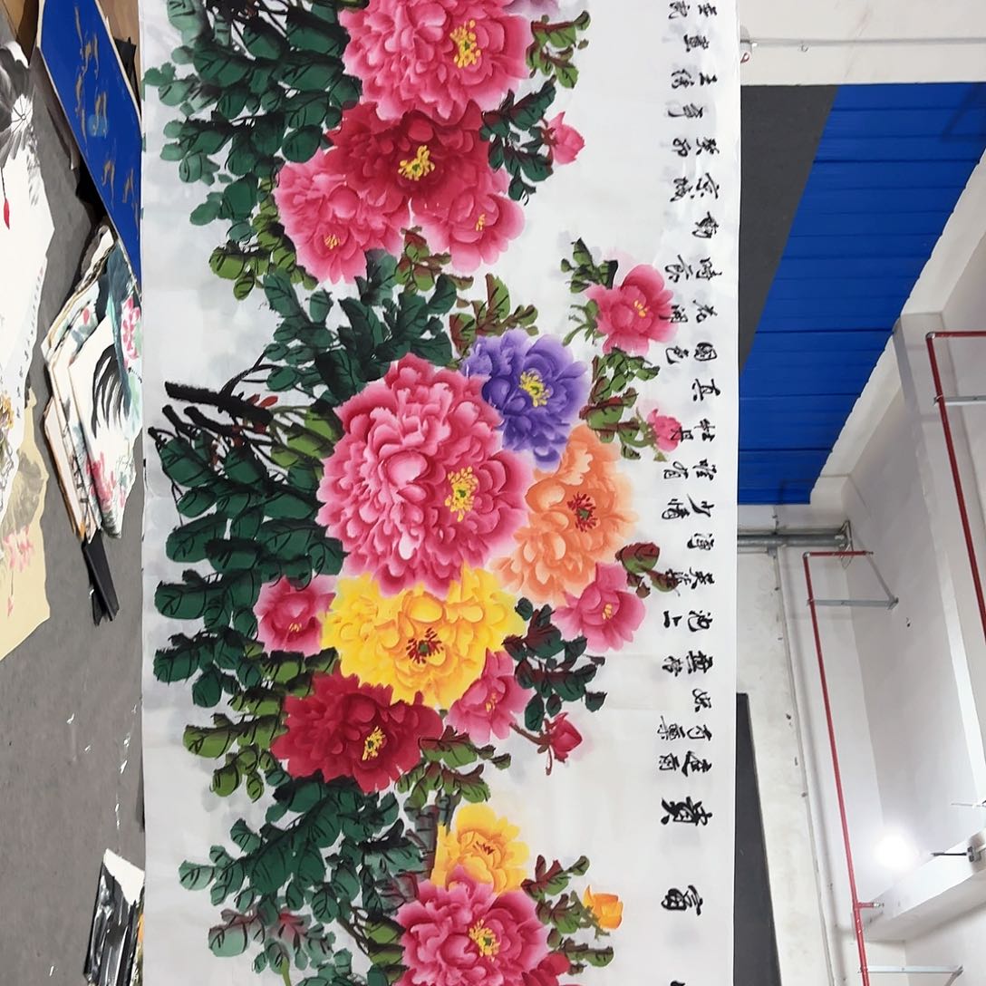 国画国画作品画心一张