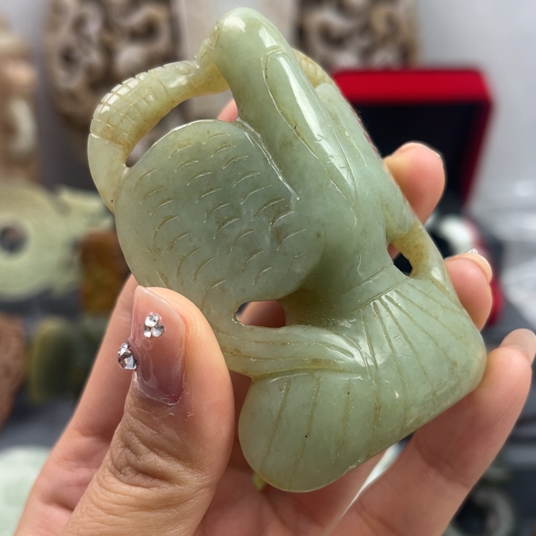 和田玉未镶嵌颈饰鉴古藏珍鉴古藏珍