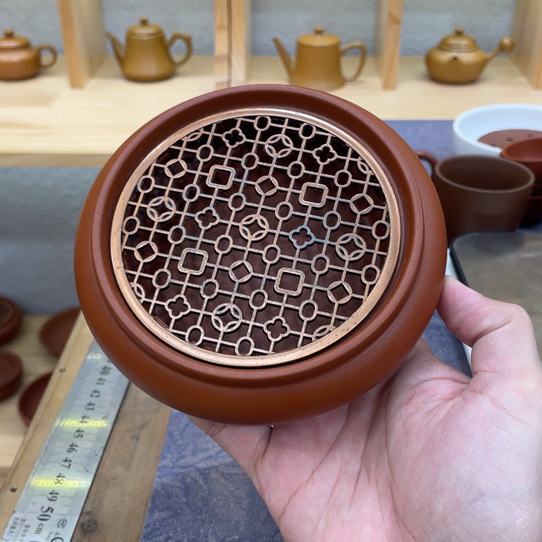 小号镂空壶承内直径10厘米外直径13