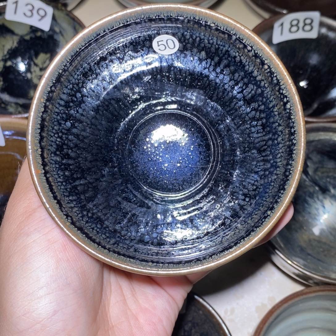 茶盏光*建窑建盏50号哈哈哈