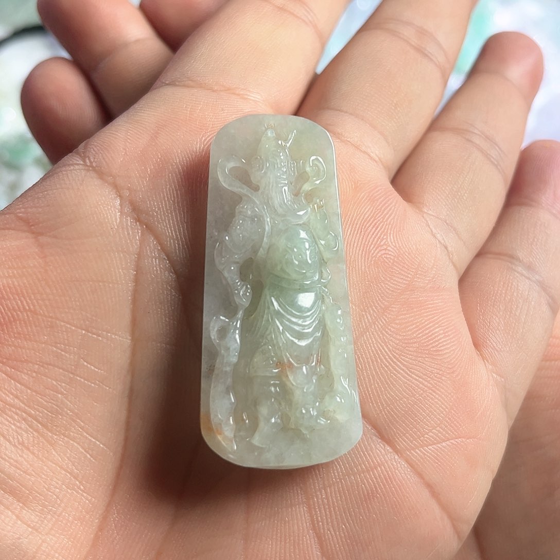 【闪购商品】翡翠颈饰未镶嵌关公