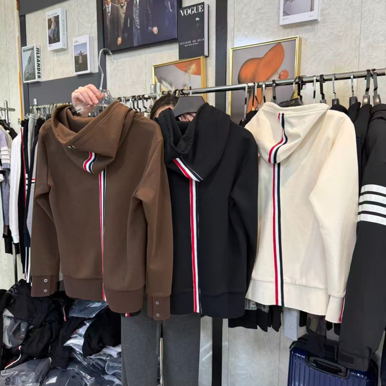  秋冬保暖舒适拉链高品质卫衣外套男士冬天保暖卫衣运动百搭2466 