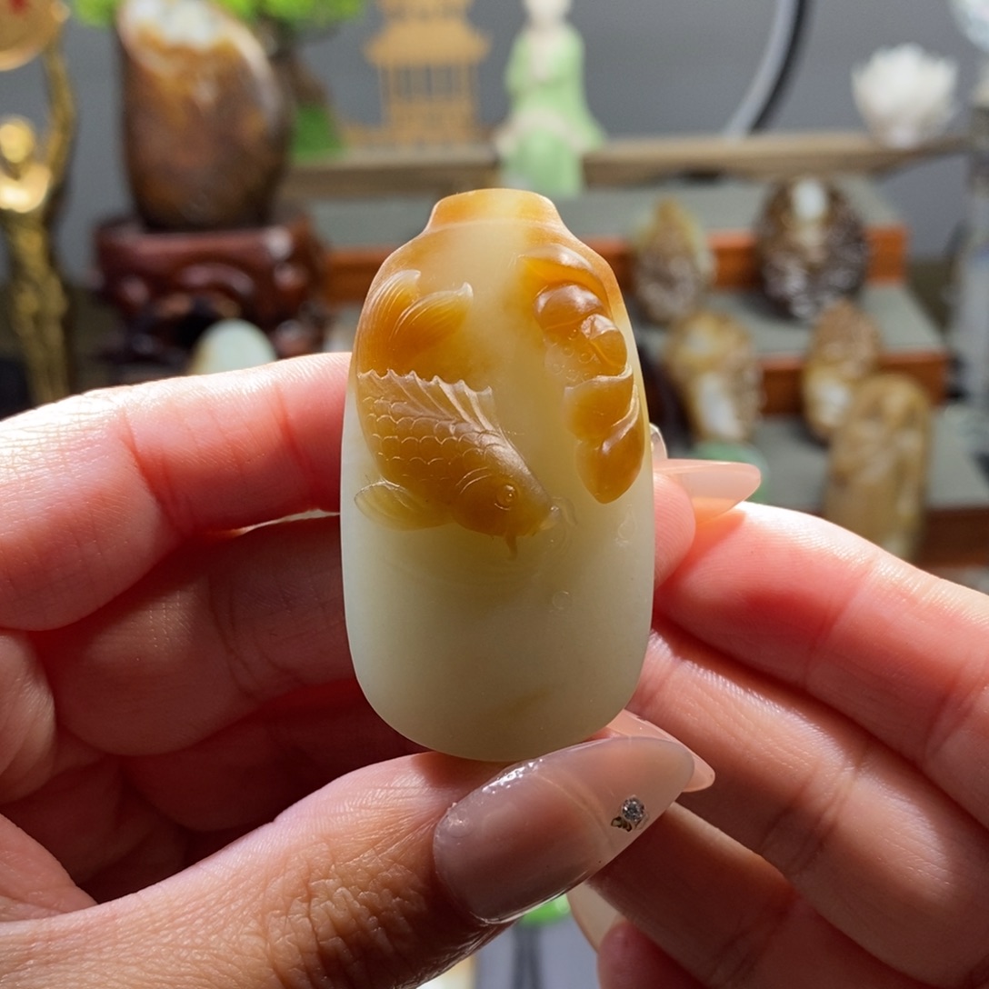 和田玉（糖玉）颈饰未镶嵌