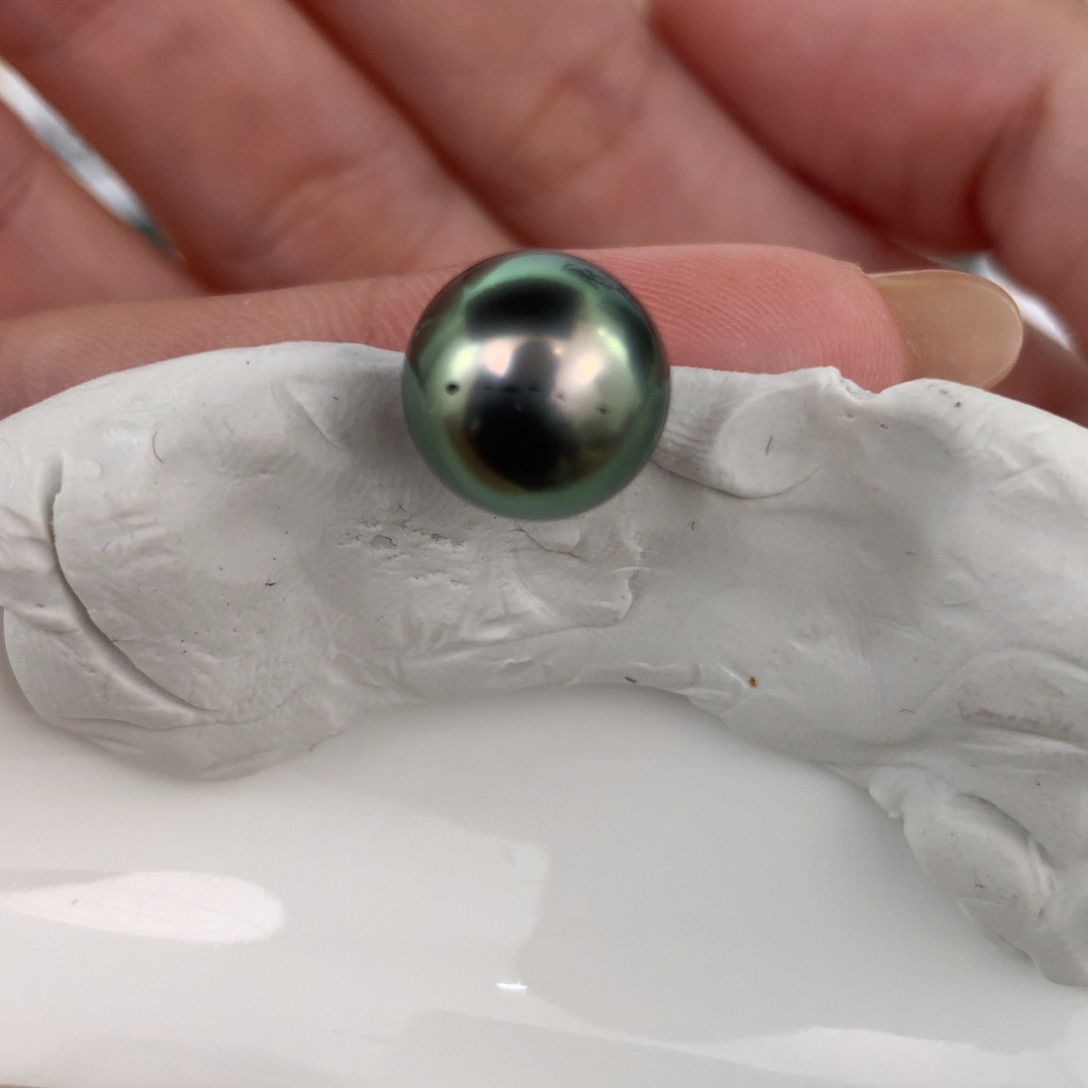 用***8定制海水珍珠未镶嵌裸珠大溪地10-11mm