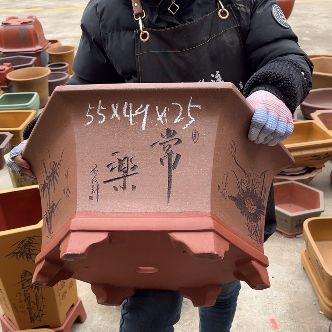 紫砂花盆盆景艺术