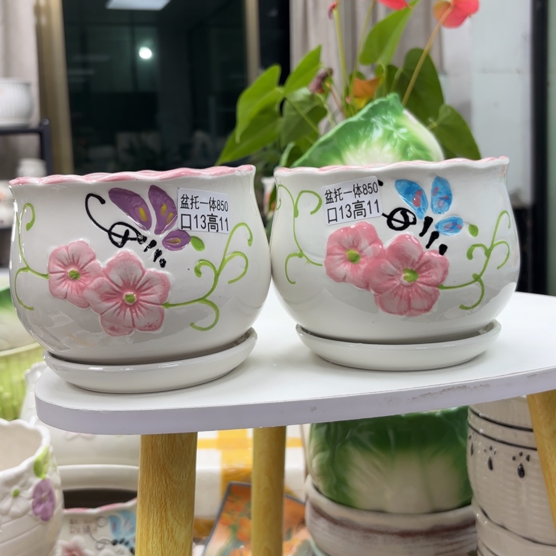 @夏西陶瓷花盆@@5850