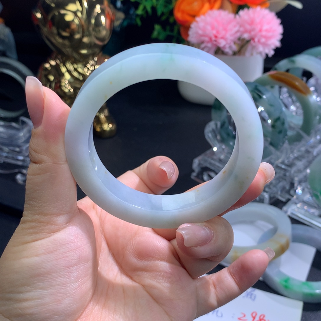 片***情定制翡翠未镶嵌缅甸天然翡翠