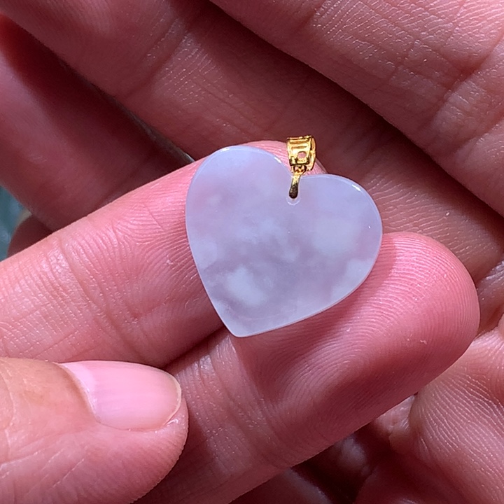 翡翠未镶嵌颈饰/炸/金扣头无事牌