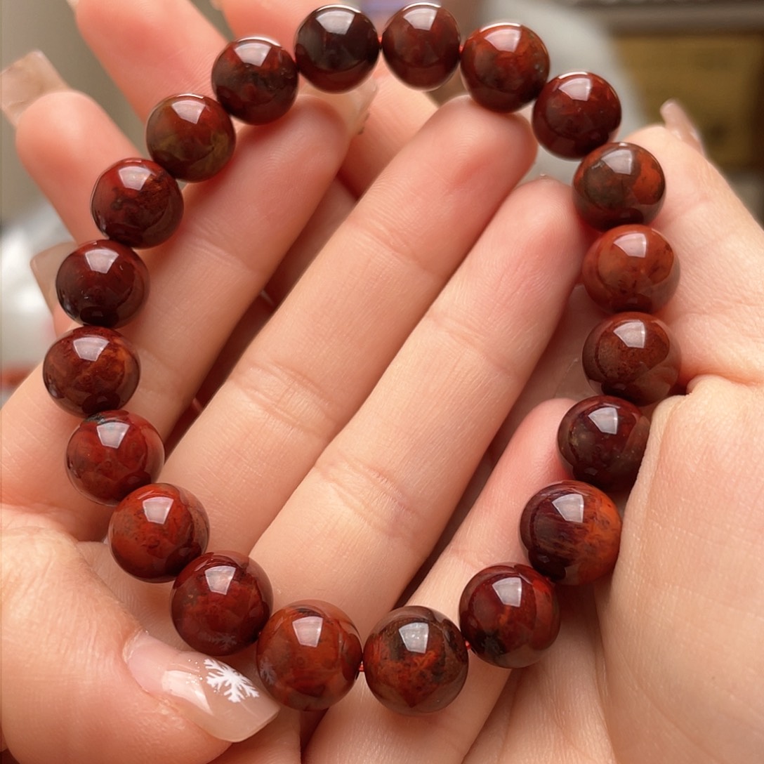 南红玛瑙手链未镶嵌