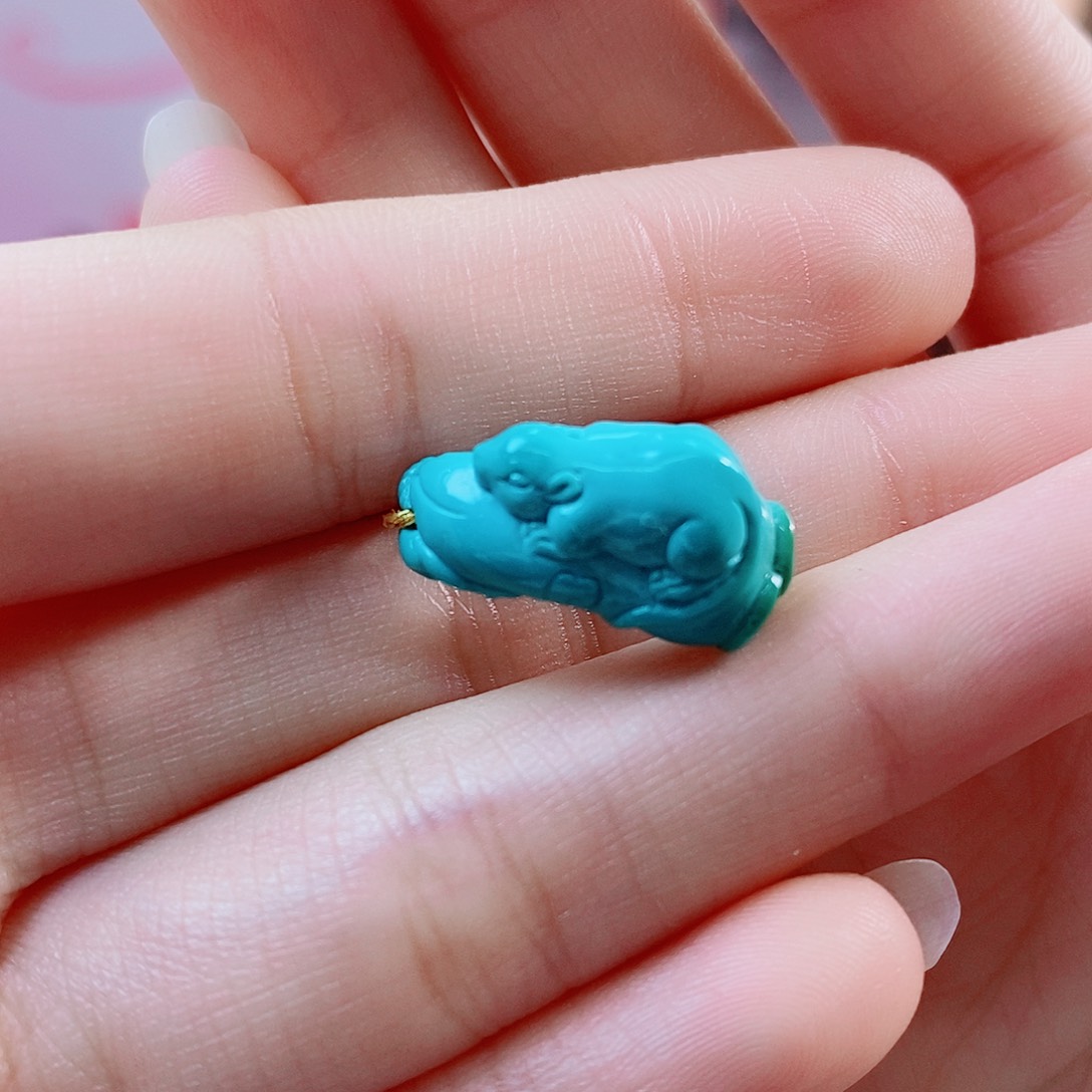 未镶嵌绿松石珠宝奇石